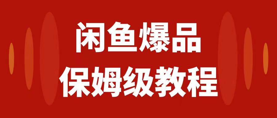 闲鱼爆品数码产品，矩阵话运营，保姆级实操教程，日入1000+ - 晨鑫项目库-晨鑫项目库
