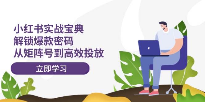 小红书实战宝典：解锁爆款密码，从矩阵号到高效投放 - 晨鑫项目库-晨鑫项目库