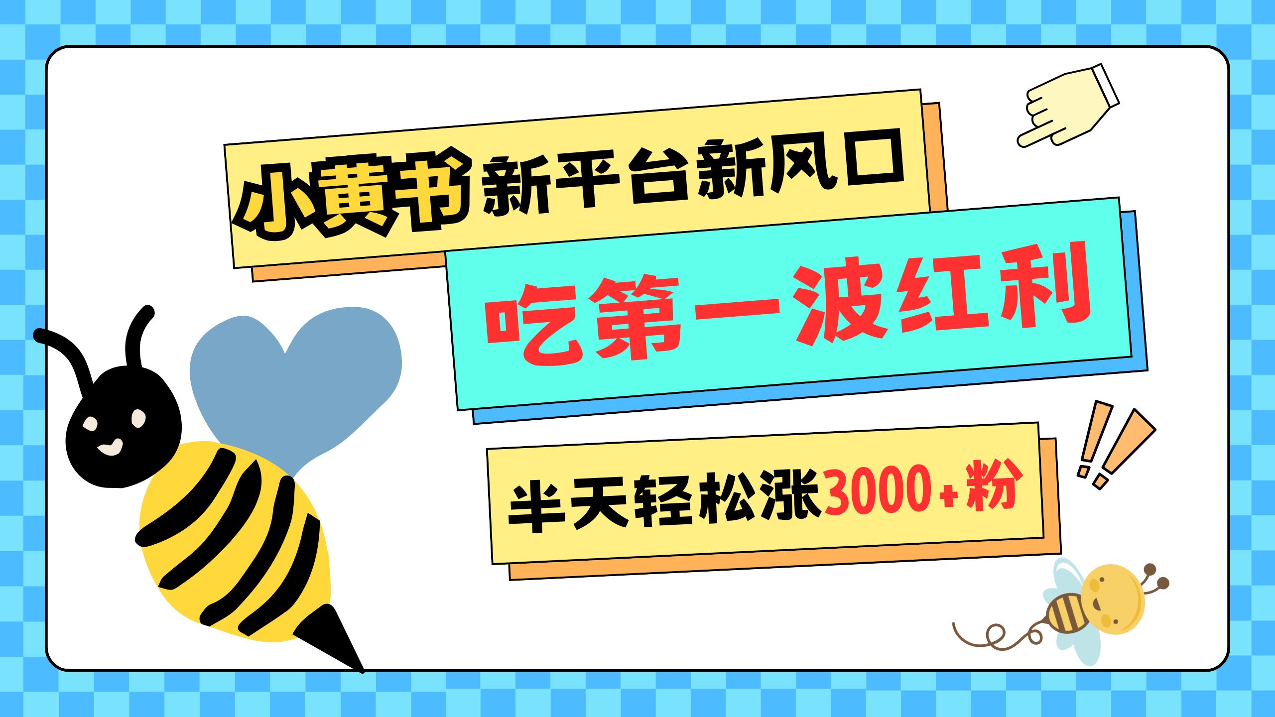 网易版小红书重磅来袭，新平台新风口，管理宽松，半天轻松涨3000粉，第一波红利等你来吃 - 晨鑫项目库-晨鑫项目库