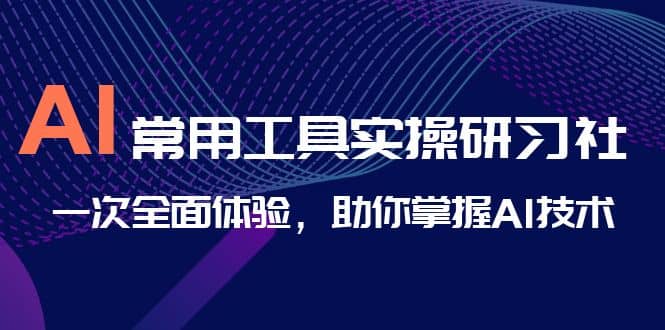 AI-常用工具实操研习社，一次全面体验，助你掌握AI技术 - 晨鑫项目库-晨鑫项目库