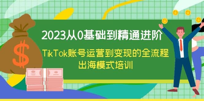 2023从0基础到精通进阶，TikTok账号运营到变现的全流程出海模式培训 - 晨鑫项目库-晨鑫项目库
