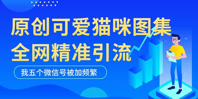 黑科技纯原创可爱猫咪图片，全网精准引流，实操5个VX号被加频繁 - 晨鑫项目库-晨鑫项目库