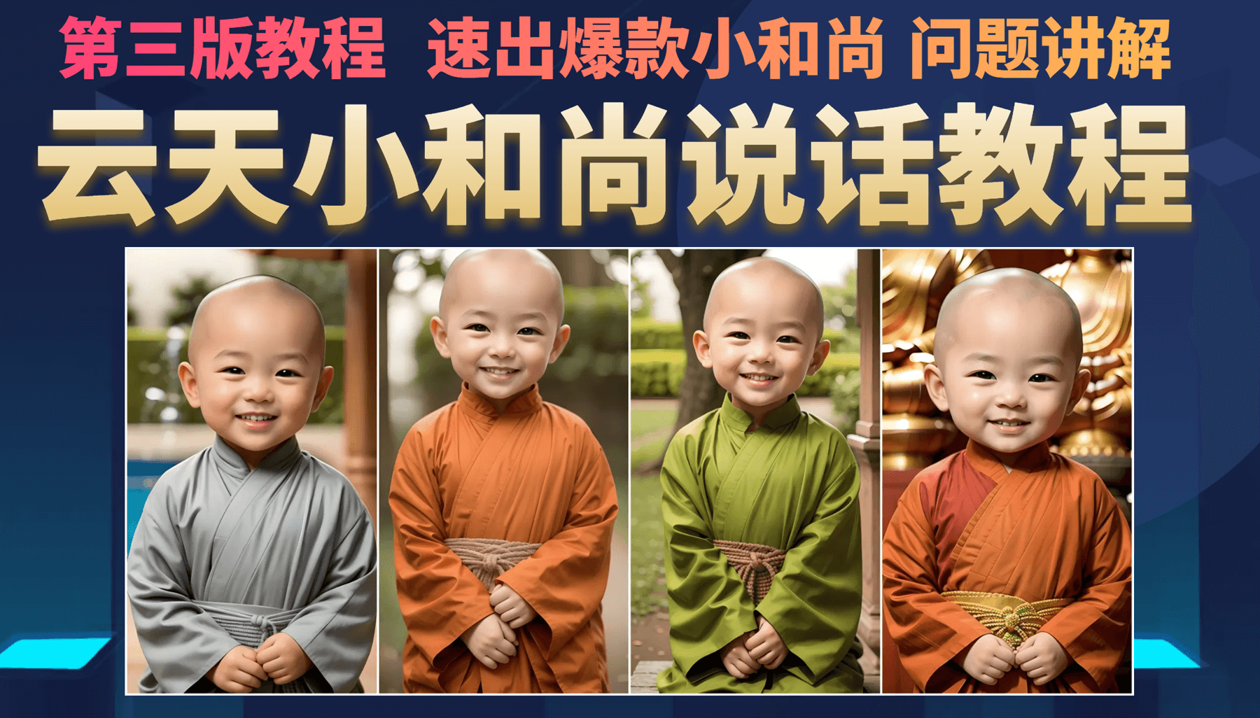 云天小和尚会说话，7天万粉（第3版教程） - 晨鑫项目库-晨鑫项目库