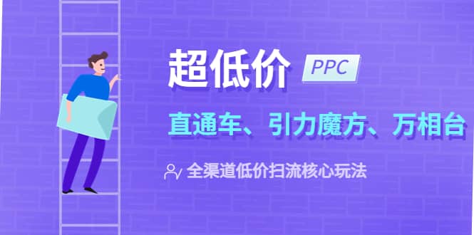 2023超低价·ppc—“直通车、引力魔方、万相台”全渠道·低价扫流核心玩法 - 晨鑫项目库-晨鑫项目库