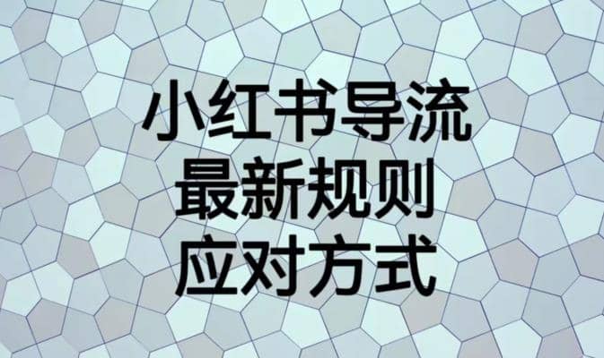 小红书导流最新规则应对方式【揭秘】 - 晨鑫项目库-晨鑫项目库