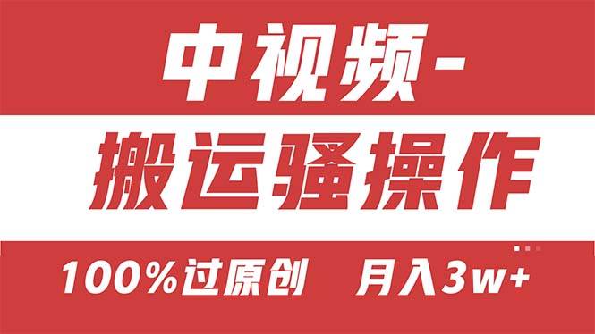 【中视频新思路】双重去重100%过原创，无脑搬运一键多渠道发布，一人可... - 晨鑫项目库-晨鑫项目库