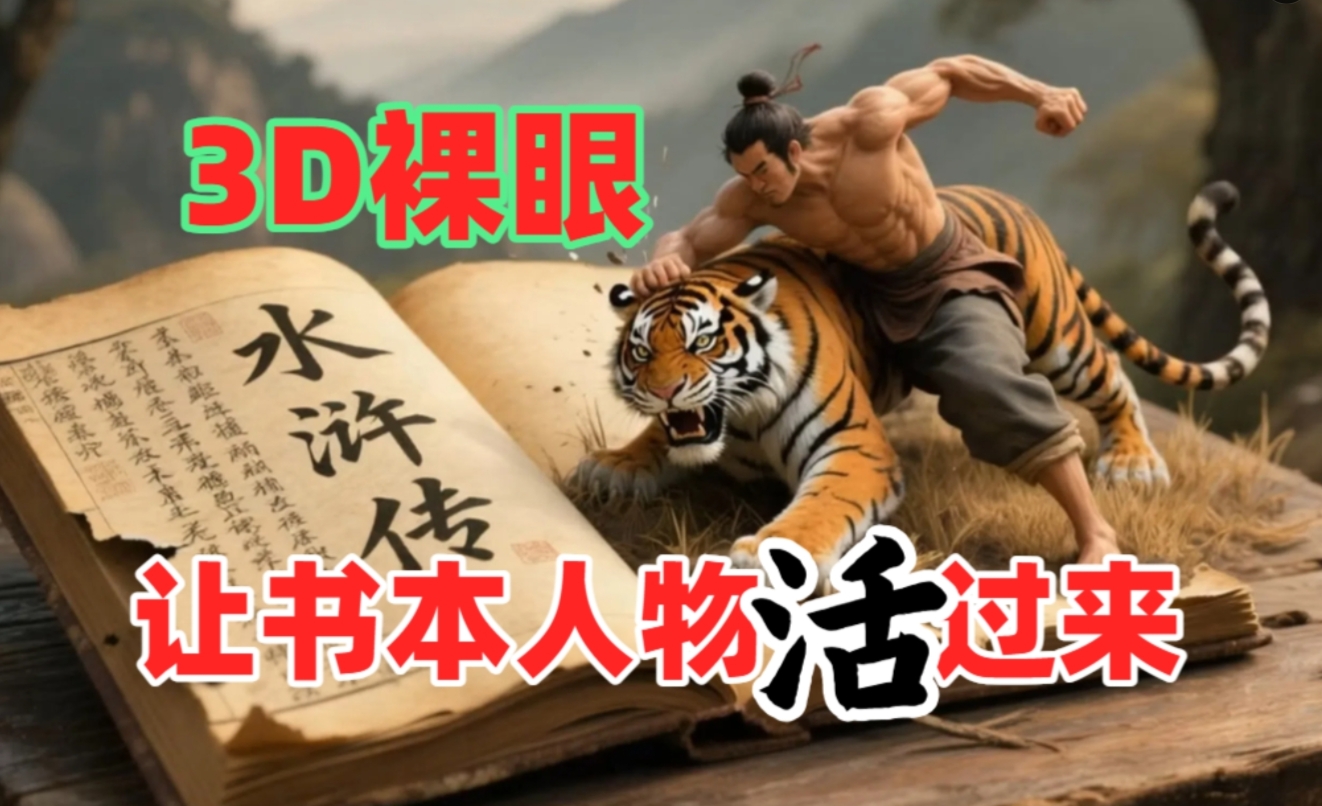 书本人物裸眼3D视频，一条视频收益过千，保姆级教程 - 晨鑫项目库-晨鑫项目库
