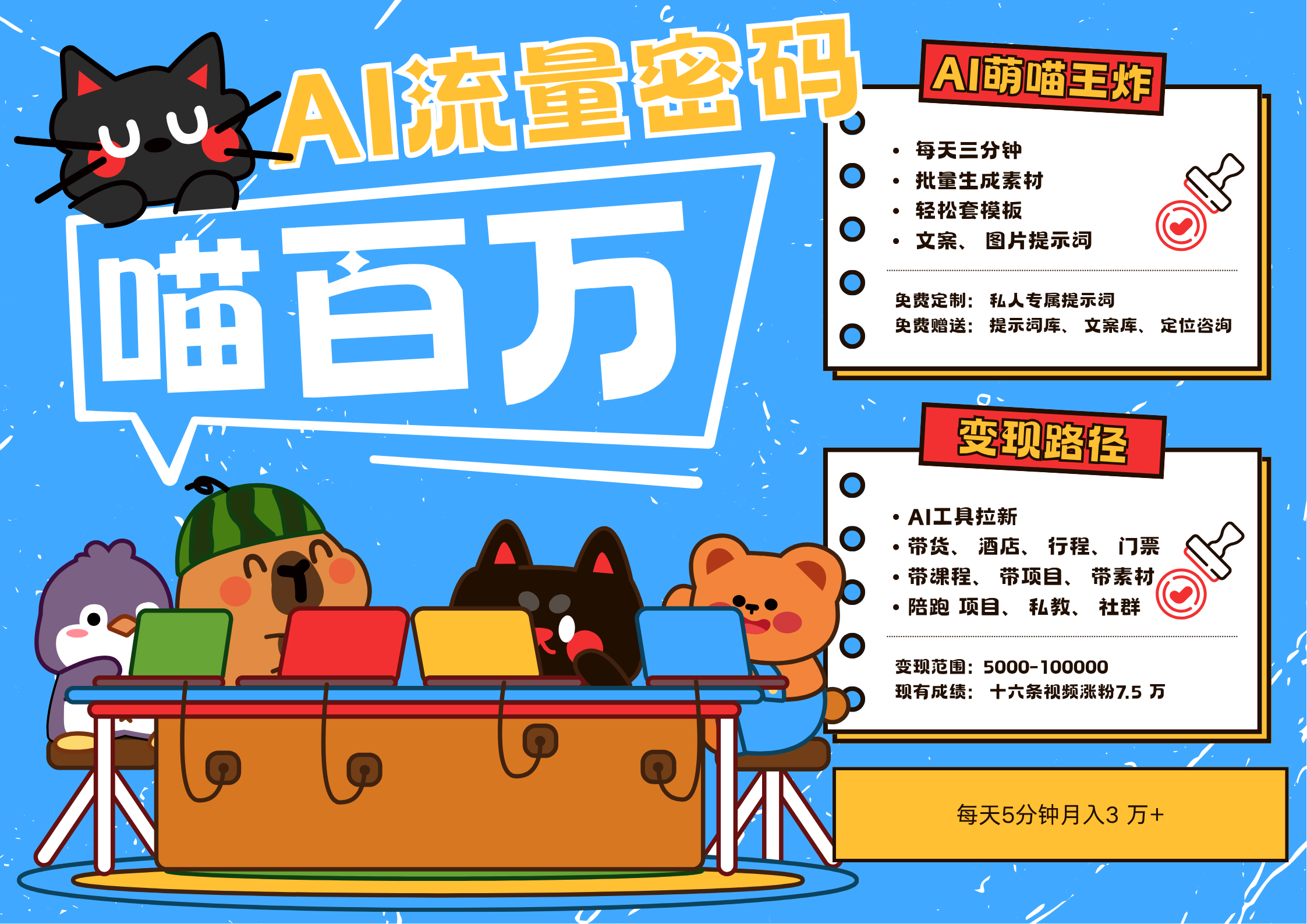AI+宠物+旅行2025最火流量密码 轻松用AI宠物做文旅账号 可带货，带酒店，可以带行程，旅行社 小白三分钟学会 N种变现渠道 月入五位数 管道收益 - 晨鑫项目库-晨鑫项目库
