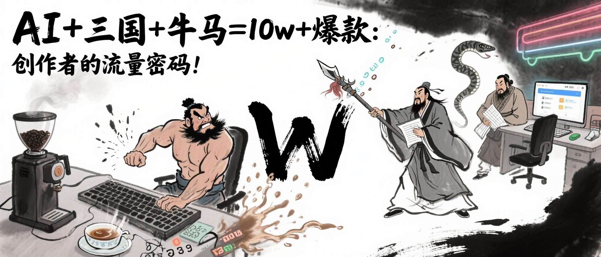 AI+三国+牛马=10w+爆款：创作者的流量密码！ - 晨鑫项目库-晨鑫项目库