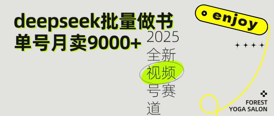 2025最新视频号项目 如何用Deepseek快速批量制作书单号 日入1000＋ - 晨鑫项目库-晨鑫项目库